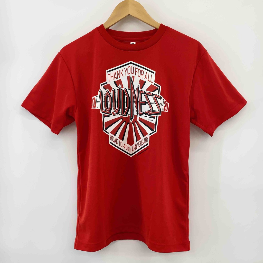 glimmer(グリマー)のLOUNDNESS ラウドネス glimmer グリマー ポリエステル メンズ Tシャツ（半袖）赤 バンドT 2020 メンズのトップス(Tシャツ/カットソー(半袖/袖なし))の商品写真