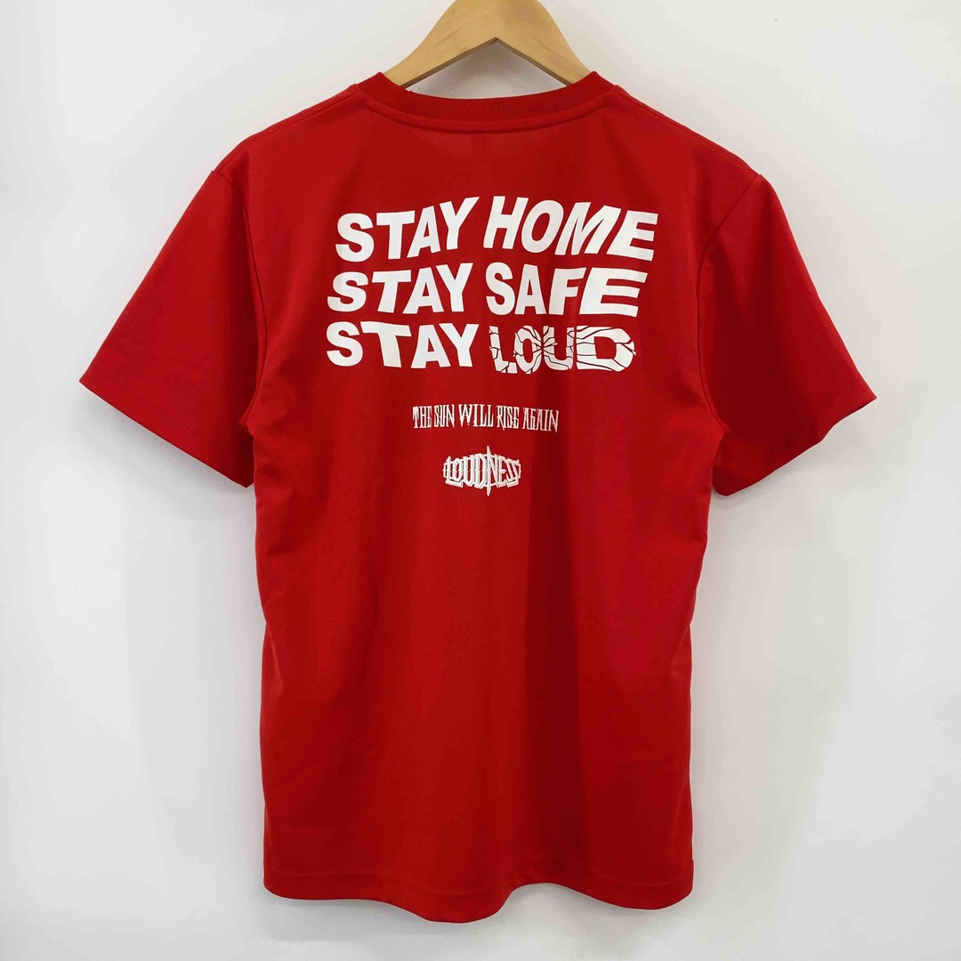glimmer(グリマー)のLOUNDNESS ラウドネス glimmer グリマー ポリエステル メンズ Tシャツ（半袖）赤 バンドT 2020 メンズのトップス(Tシャツ/カットソー(半袖/袖なし))の商品写真