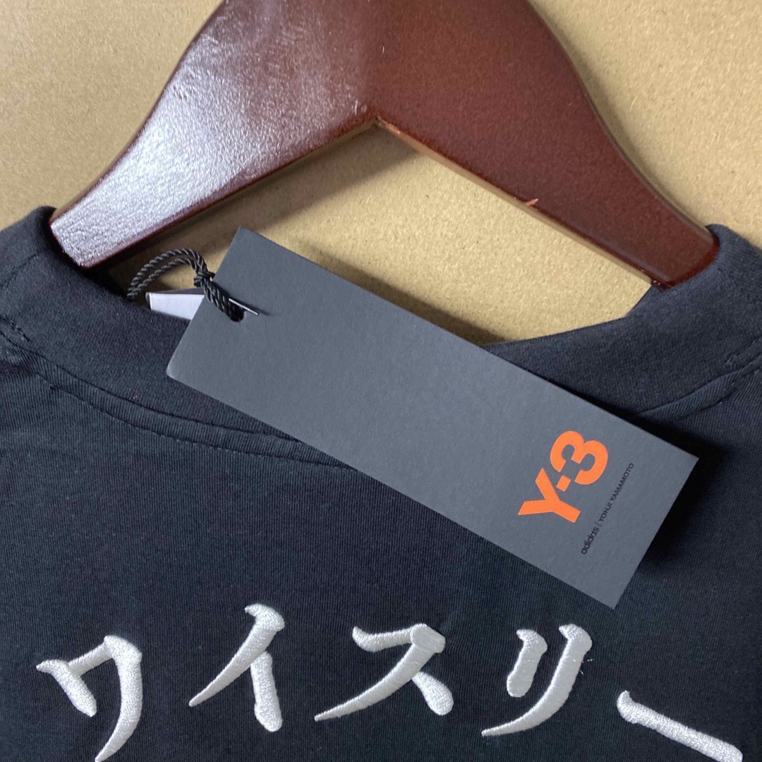 Y-3 - 【新品】Y-3 ロゴ刺繍 バックプリント Tシャツ Lサイズの Y-3 - 【新品】Y-3 ロゴ刺繍 バックプリント Tシャツ Lサイズの