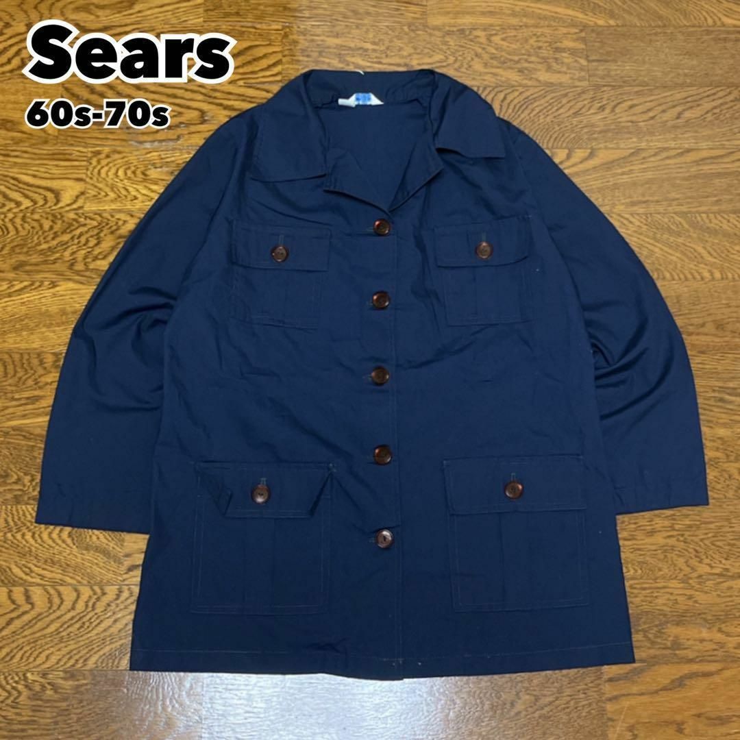 60s-70s USA製 Sears シアーズ ライトアウター ジャケット レディースのジャケット/アウター(その他)の商品写真