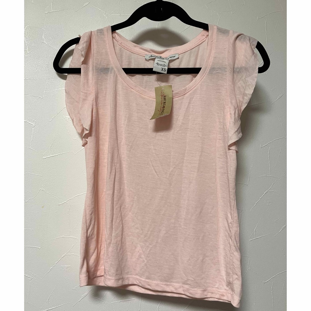 AMERICAN RAG CIE(アメリカンラグシー)のアメリカンラグシー　Tシャツ　ピンク　新品未使用 レディースのトップス(Tシャツ(半袖/袖なし))の商品写真