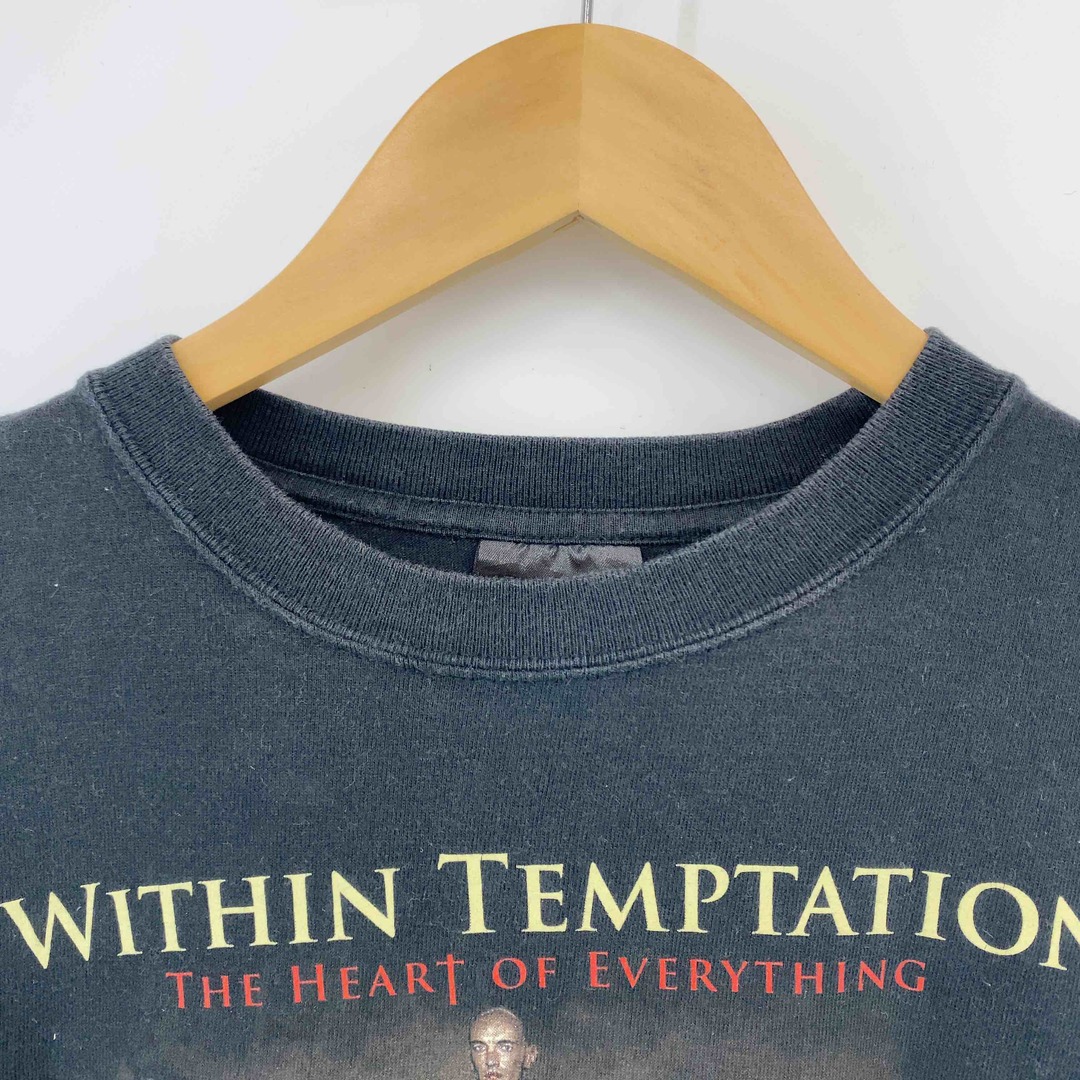 WITHIN TEMPTATION ウィズイン・テンプテーション THE HEART OF EVERYTHING メンズ Tシャツ（半袖）黒 バンドT ツアーT ライブT メンズのトップス(Tシャツ/カットソー(半袖/袖なし))の商品写真