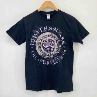 ギルタン(GILDAN)のWITHE SNAKE ホワイトスネイク THE PURPLE TOUR 2015 GILDAN ギルダン メンズ Tシャツ（半袖）黒 バンドT ライブT ツアーT(Tシャツ/カットソー(半袖/袖なし))