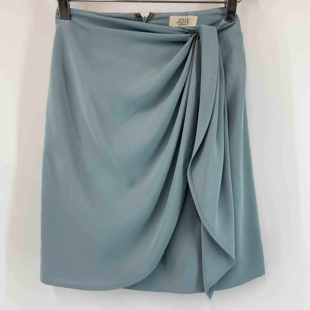 Joie (ファッション)(ジョア)のJOIE ジョア ミントグリーン タイトスカート サイドリボン レディース ミニスカート レディースのスカート(ミニスカート)の商品写真