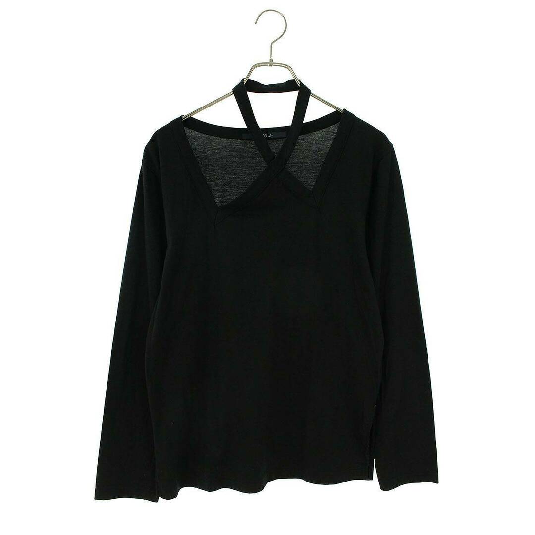 LIMI feu(リミフゥ)のリミフゥ  LJ-T22-238 LYOCELL/COTTON JERSEY CROSS NECK T クロスネックジャージー長袖カットソー レディース 2 レディースのトップス(カットソー(長袖/七分))の商品写真