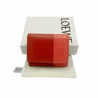 ロエベ(LOEWE)の⭐️美品⭐️ ロエベ カラーブロック トライフォールド ウォレット(財布)