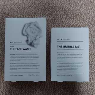 バルクオム(BULK HOMME)のBULK HOMME  ザ フェイスウォッシュ&THE BUBBLE NET(洗顔料)