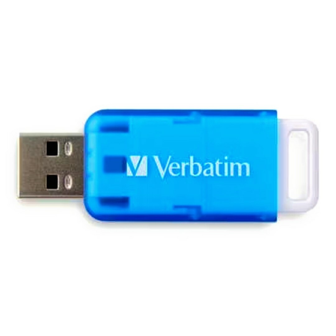 Verbatim(バーベイタム)のスライド式USBメモリ 128GB (Verbatim) 新品・送料無料 スマホ/家電/カメラのPC/タブレット(その他)の商品写真