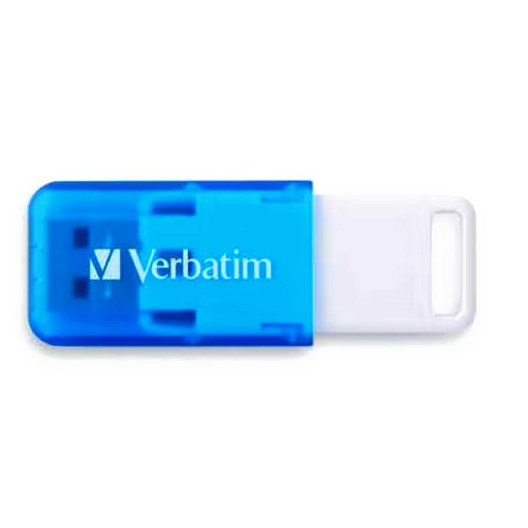 Verbatim(バーベイタム)のスライド式USBメモリ 128GB (Verbatim) 新品・送料無料 スマホ/家電/カメラのPC/タブレット(その他)の商品写真