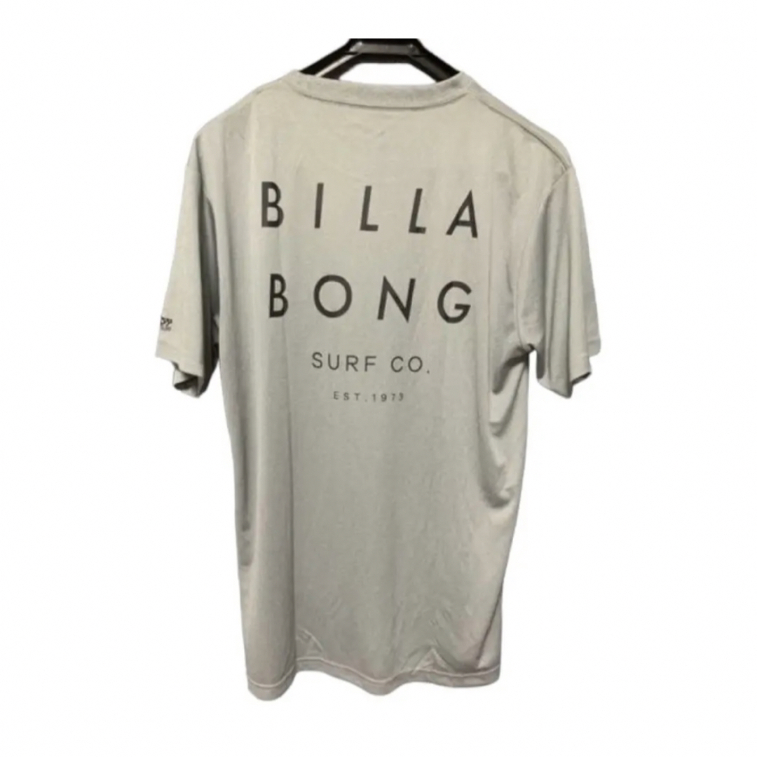 billabong(ビラボン)のBILLABONG ビラボン 半袖ラッシュガード Tシャツ　グレー メンズのトップス(Tシャツ/カットソー(半袖/袖なし))の商品写真