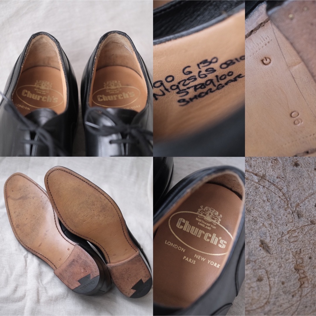 Church's(チャーチ)のChurch's チャーチ ブラインドブローグSHERGAR黒90G メンズの靴/シューズ(ドレス/ビジネス)の商品写真