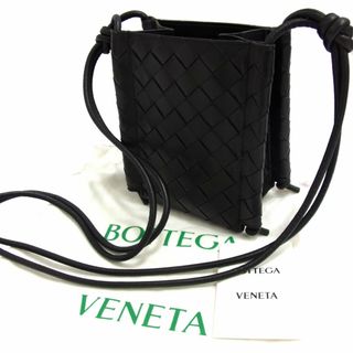 美品 定価187,000円◆BOTTEGA VENETA イントレチャート ミニ ザノット ショルダーバッグ レザー ポーチ イタリア製 ボッテガヴェネタ