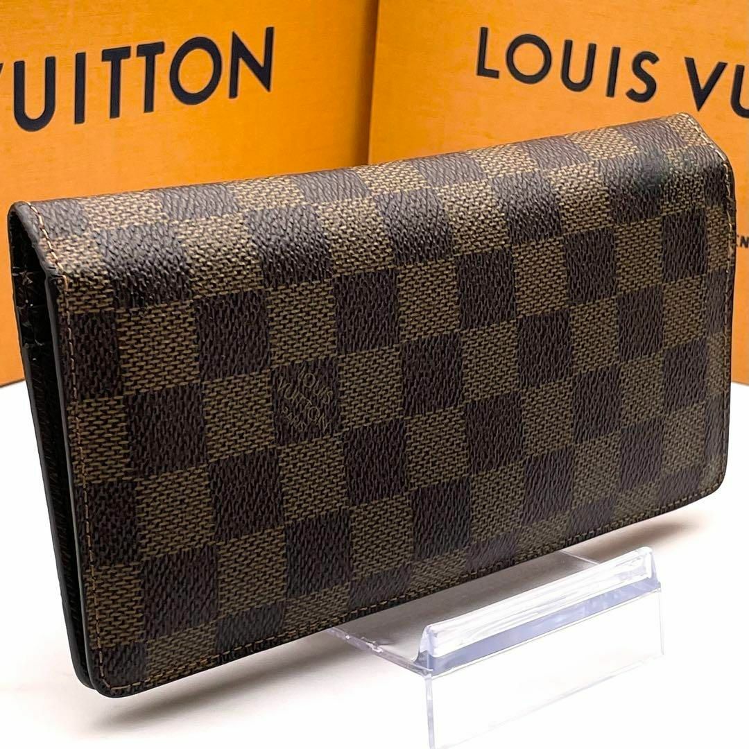 LOUIS VUITTON(ルイヴィトン)のルイヴィトン ダミエ ポルトフォイユ ブラザ 長財布 二つ折り 札入れ メンズのファッション小物(長財布)の商品写真