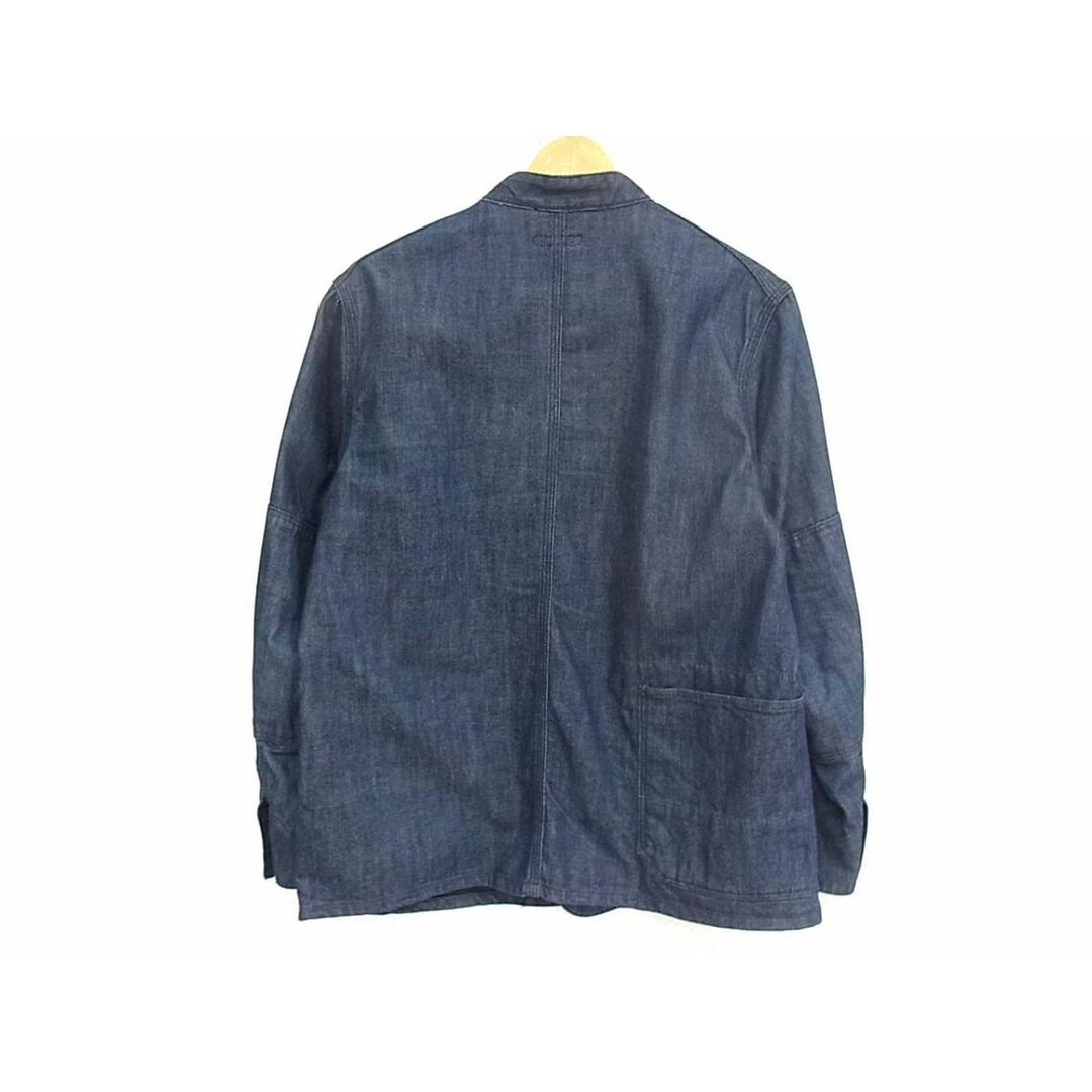 Engineered Garments(エンジニアードガーメンツ)の美品 定価45.360円☆Engineered Garments エンジニアド ガーメンツ スタンドカラー デニムカバーオール ジャケット USA製 メンズ メンズのジャケット/アウター(カバーオール)の商品写真