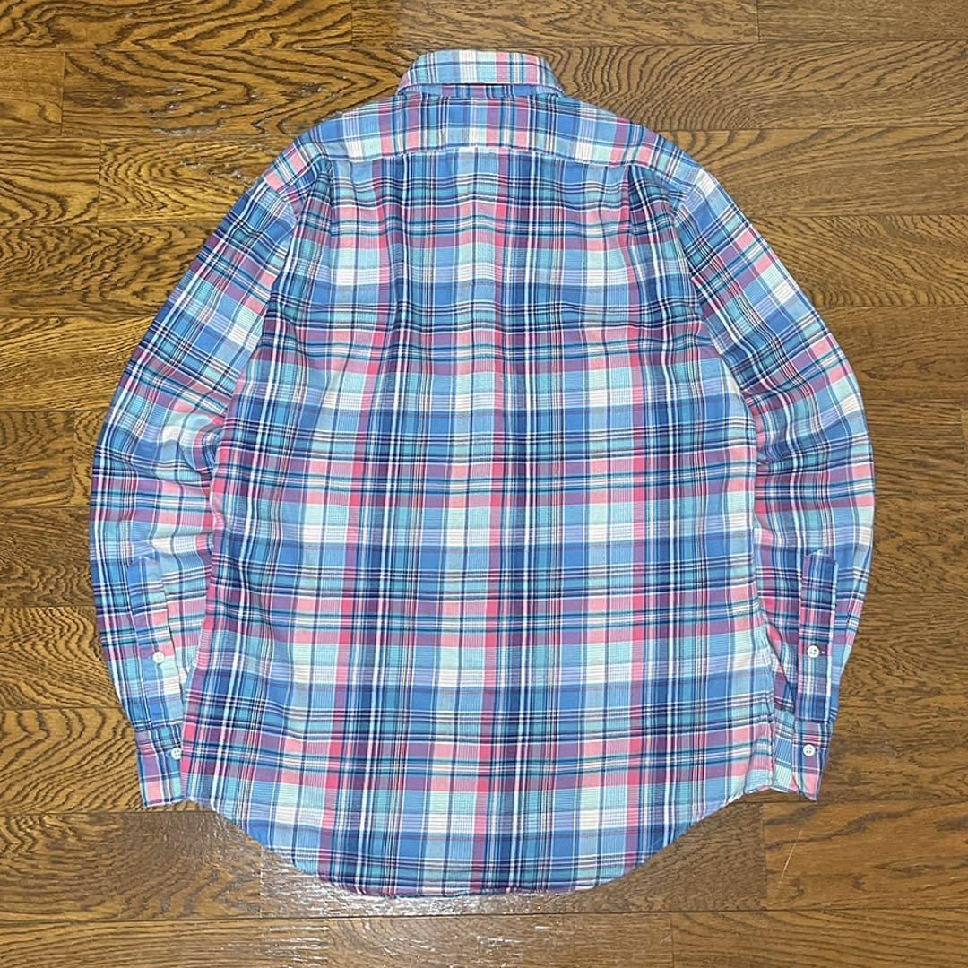 POLO RALPH LAUREN(ポロラルフローレン)のPOLO RALPH LAUREN チェックシャツ ライトネル M メンズのトップス(Tシャツ/カットソー(七分/長袖))の商品写真