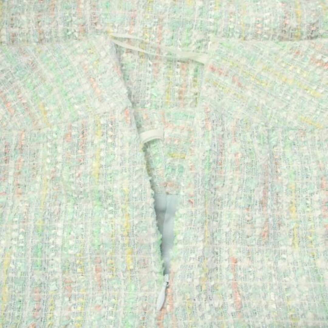 M'S GRACY(エムズグレイシー)のエムズグレイシー タイトスカート ひざ丈 ツイード 38 M マルチカラー レディースのスカート(ひざ丈スカート)の商品写真