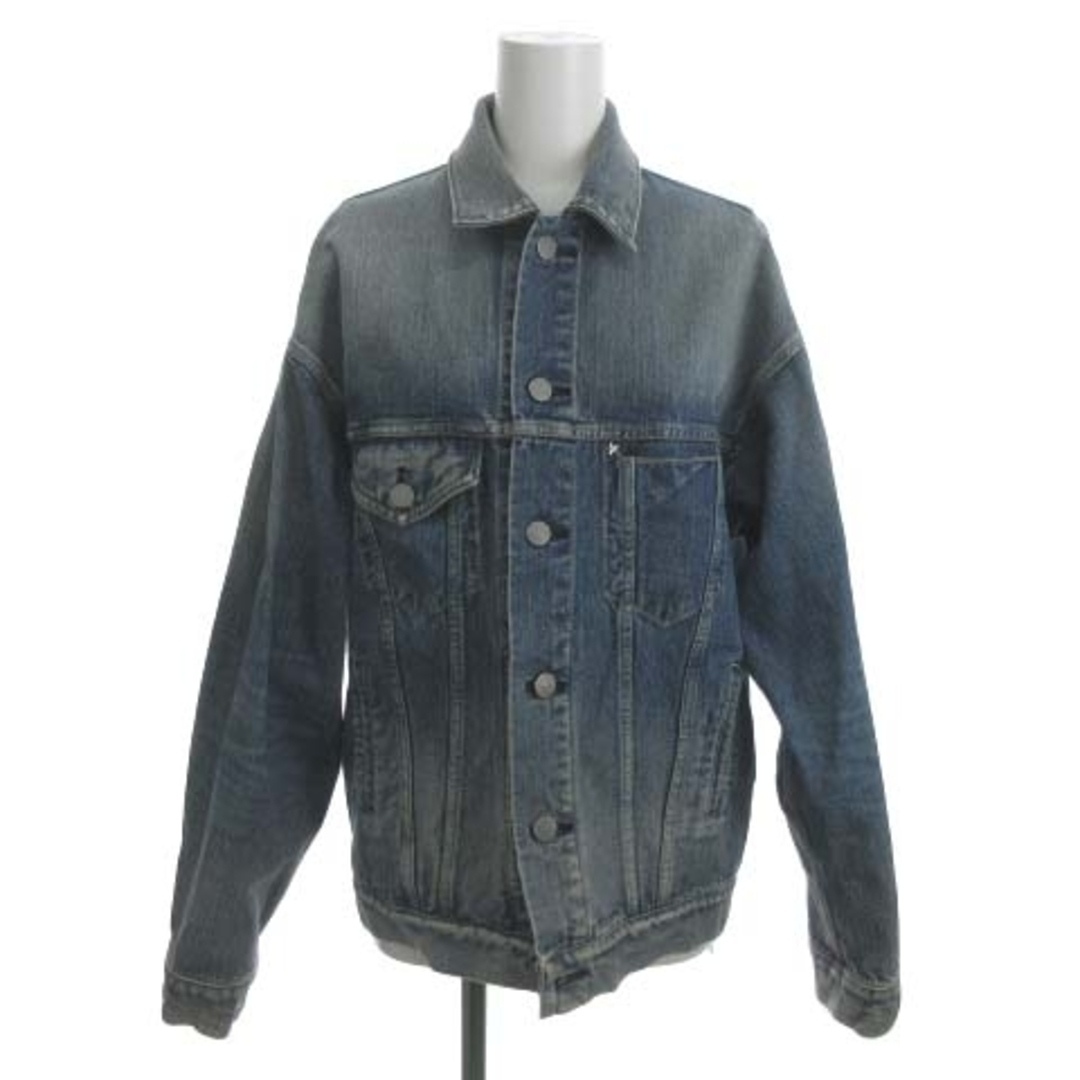 ヤングアンドオルセン デニムジャケット Gジャン ジージャン 革ラベル 5 M メンズのジャケット/アウター(Gジャン/デニムジャケット)の商品写真