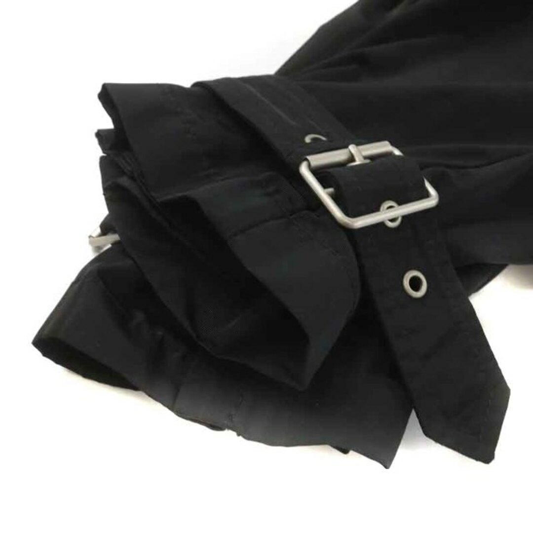 BCBGMAXAZRIA(ビーシービージーマックスアズリア)のビーシービージーマックスアズリア トレンチコート スプリングコート XS 黒 レディースのジャケット/アウター(トレンチコート)の商品写真