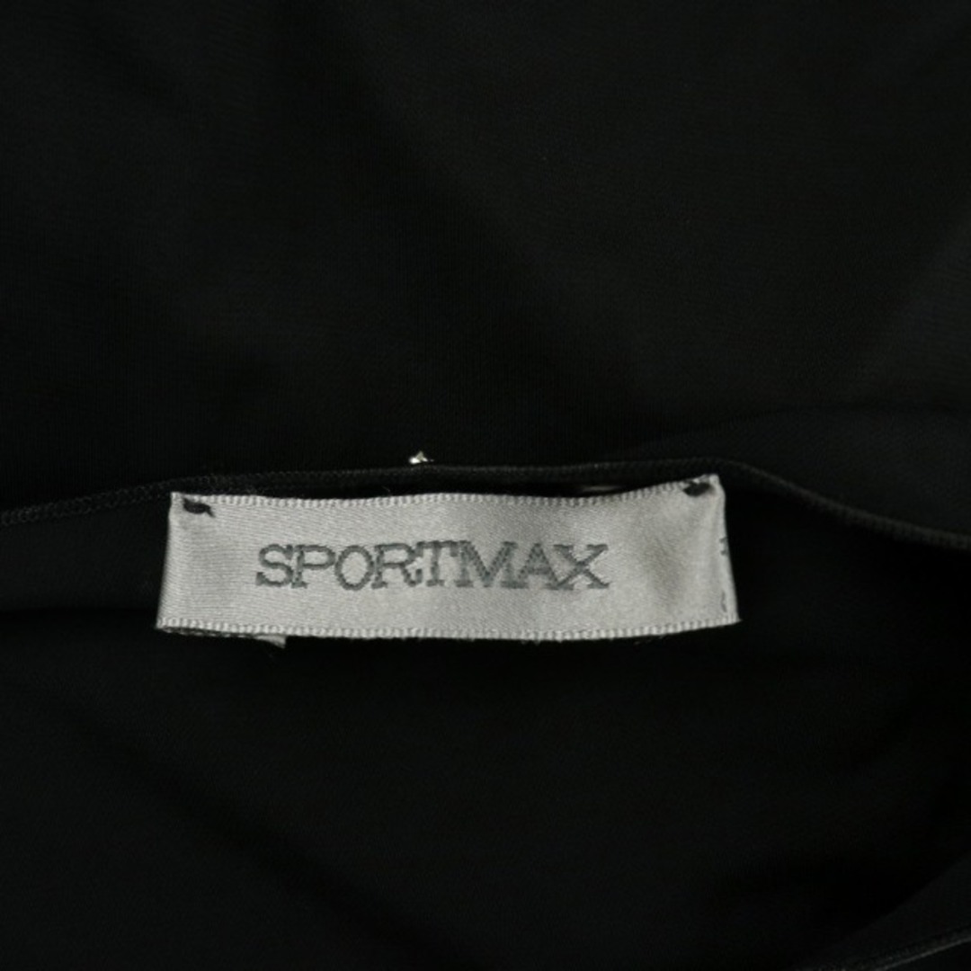 スポーツマックス マックスマーラ SPORT MAX カットソー S 黒 レディースのトップス(カットソー(半袖/袖なし))の商品写真