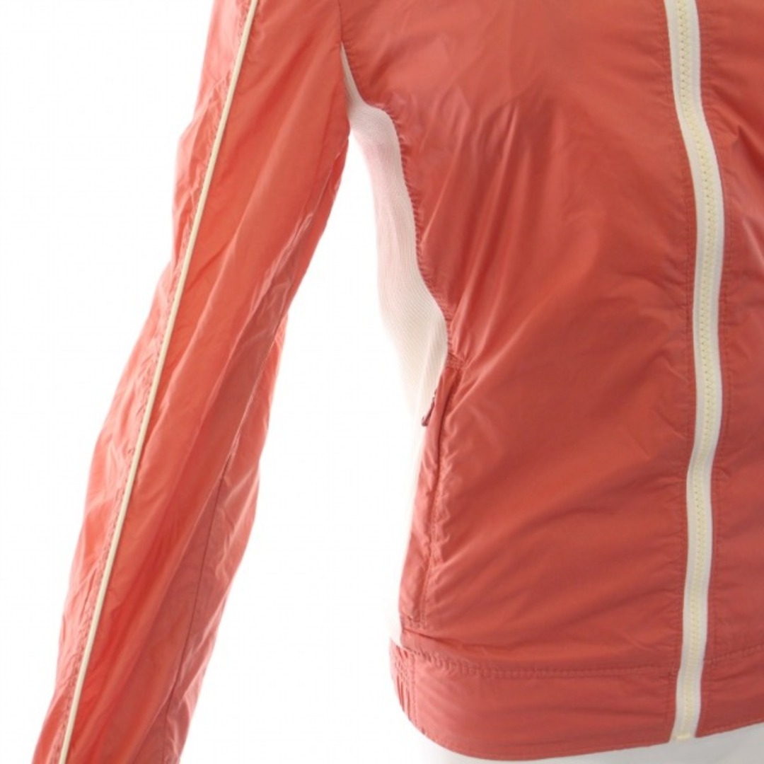 Replay(リプレイ)のリプレイ ナイロンジャケット 中綿 ライダース ショート丈 XS オレンジ レディースのジャケット/アウター(ライダースジャケット)の商品写真