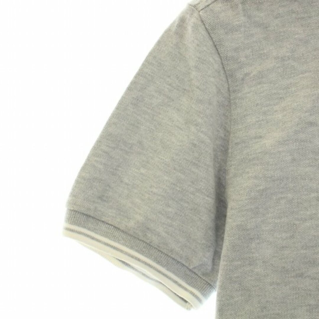 LACOSTE(ラコステ)のLACOSTE 襟ライン3Dワニポロシャツ 半袖 ロゴ 3 S グレー メンズのトップス(ポロシャツ)の商品写真