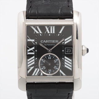 カルティエ(Cartier)のカルティエ タンクMC SS×革   メンズ 腕時計(腕時計(アナログ))
