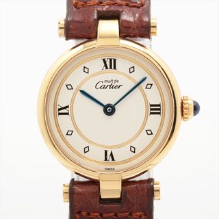 カルティエ(Cartier)のカルティエ マストヴァンドーム ヴェルメイユ 925×革   レディース(腕時計)