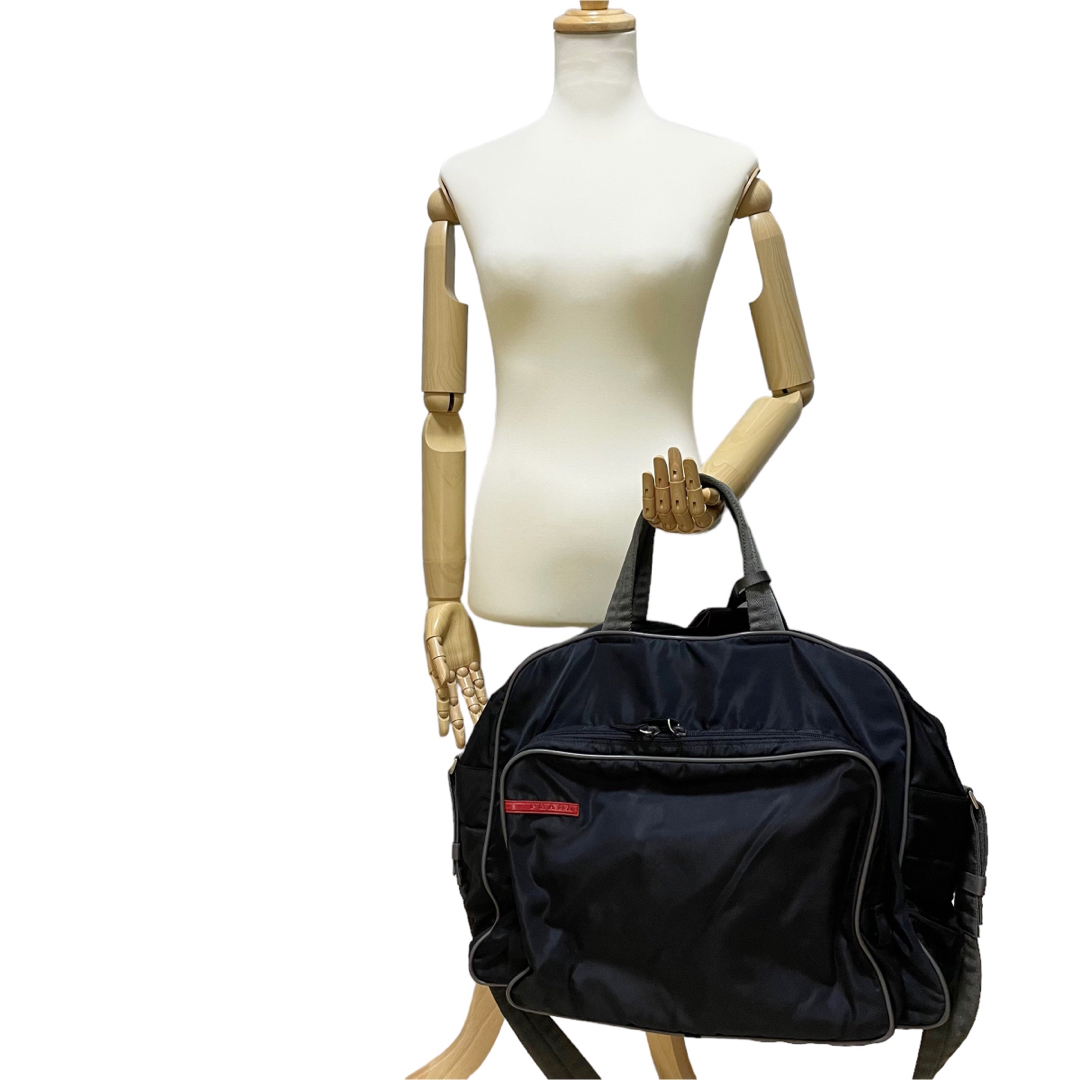 PRADA(プラダ)の✨美品　プラダスポーツ　PRADA ボストンバッグ　2way　旅行　大容量　黒 レディースのバッグ(ボストンバッグ)の商品写真