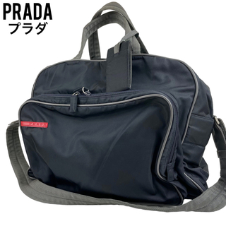 プラダ(PRADA)の✨美品　プラダスポーツ　PRADA ボストンバッグ　2way　旅行　大容量　黒(ボストンバッグ)