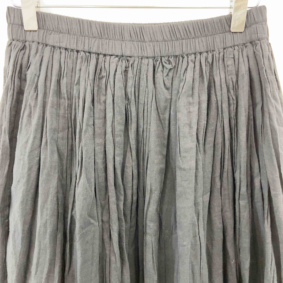 SM2(サマンサモスモス)のSamansa Mos2(SM2) サマンサモスモス レディース ロングスカート ブラック インド綿 ギャザースカート レディースのスカート(ロングスカート)の商品写真
