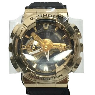 ジーショック(G-SHOCK)のG-SHOCK ジーショック CASIO カシオ 腕時計 GM-110G-1A9 アナデジ デジアナ メンズ 未使用 タグ付き ゴールド ブラック(腕時計(アナログ))