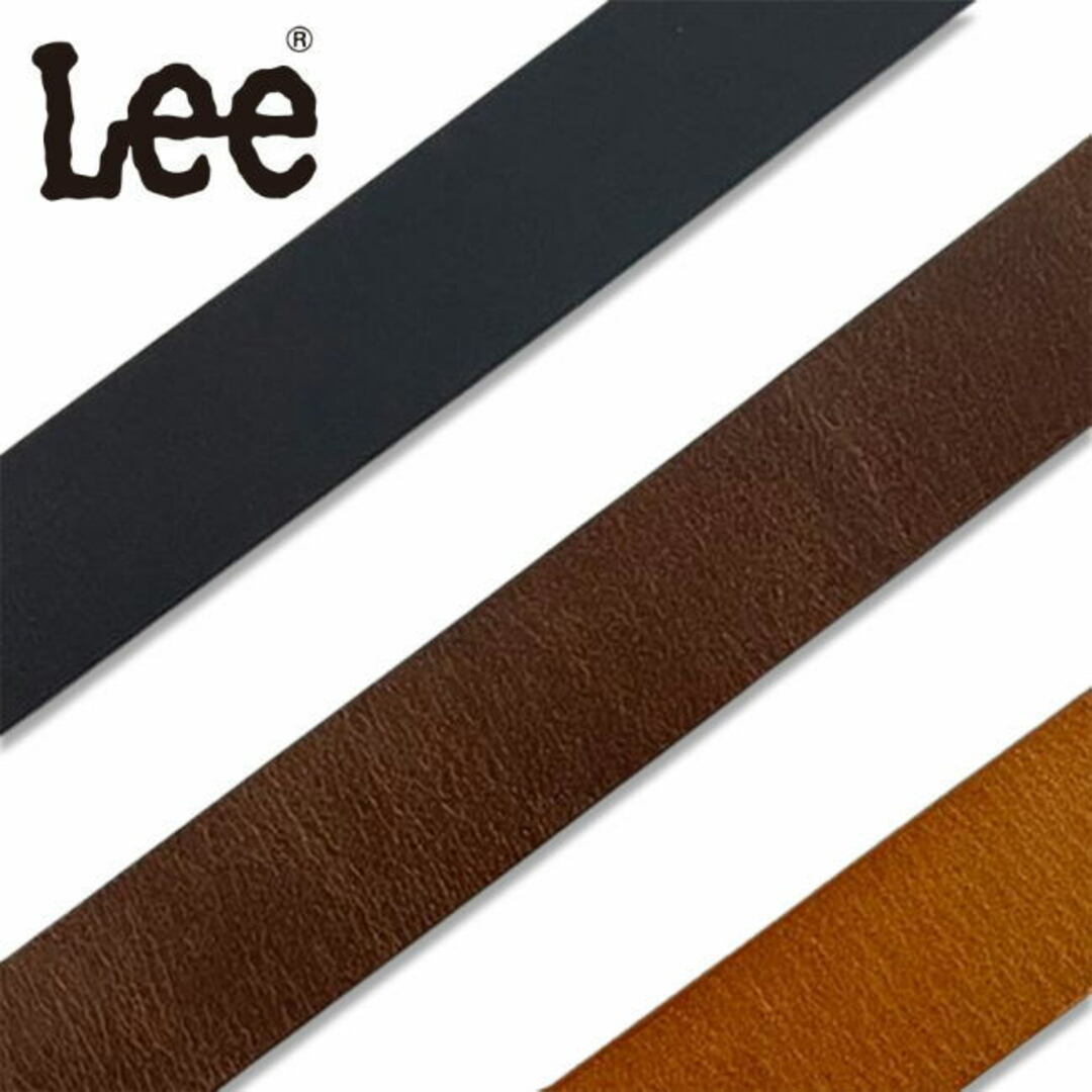 ブラック Lee LEE リー 0598 30mm レザー ベルト ギャリソン  メンズのファッション小物(ベルト)の商品写真