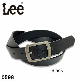 ブラック Lee LEE リー 0598 30mm レザー ベルト ギャリソン (ベルト)