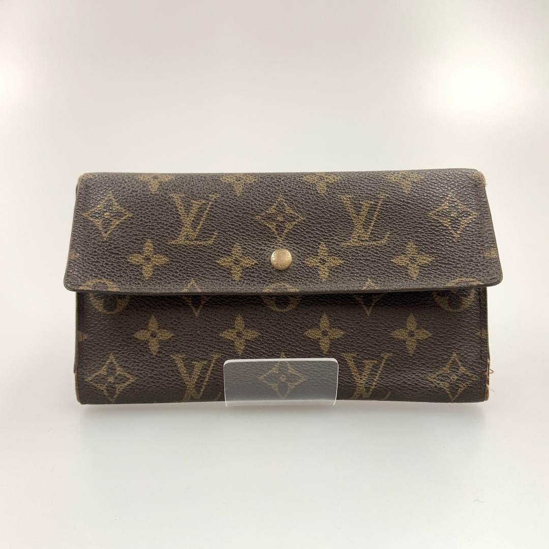 LOUIS VUITTON(ルイヴィトン)の〇〇LOUIS VUITTON ルイヴィトン モノグラム ポルトフォイユ インターナショナル 二つ折り長財布 M61217 ブラウン レディースのファッション小物(財布)の商品写真