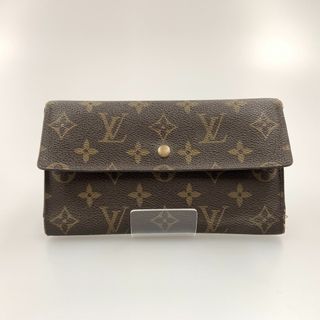 LOUIS VUITTON - 〇〇LOUIS VUITTON ルイヴィトン モノグラム ポルトフォイユ インターナショナル 二つ折り長財布 M61217 ブラウン