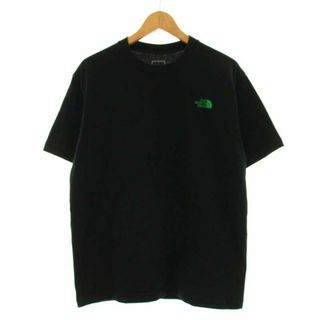 ザノースフェイス(THE NORTH FACE)のザノースフェイス THE NORTH FACE Tシャツ 半袖 ロゴ L 黒 緑(Tシャツ/カットソー(半袖/袖なし))