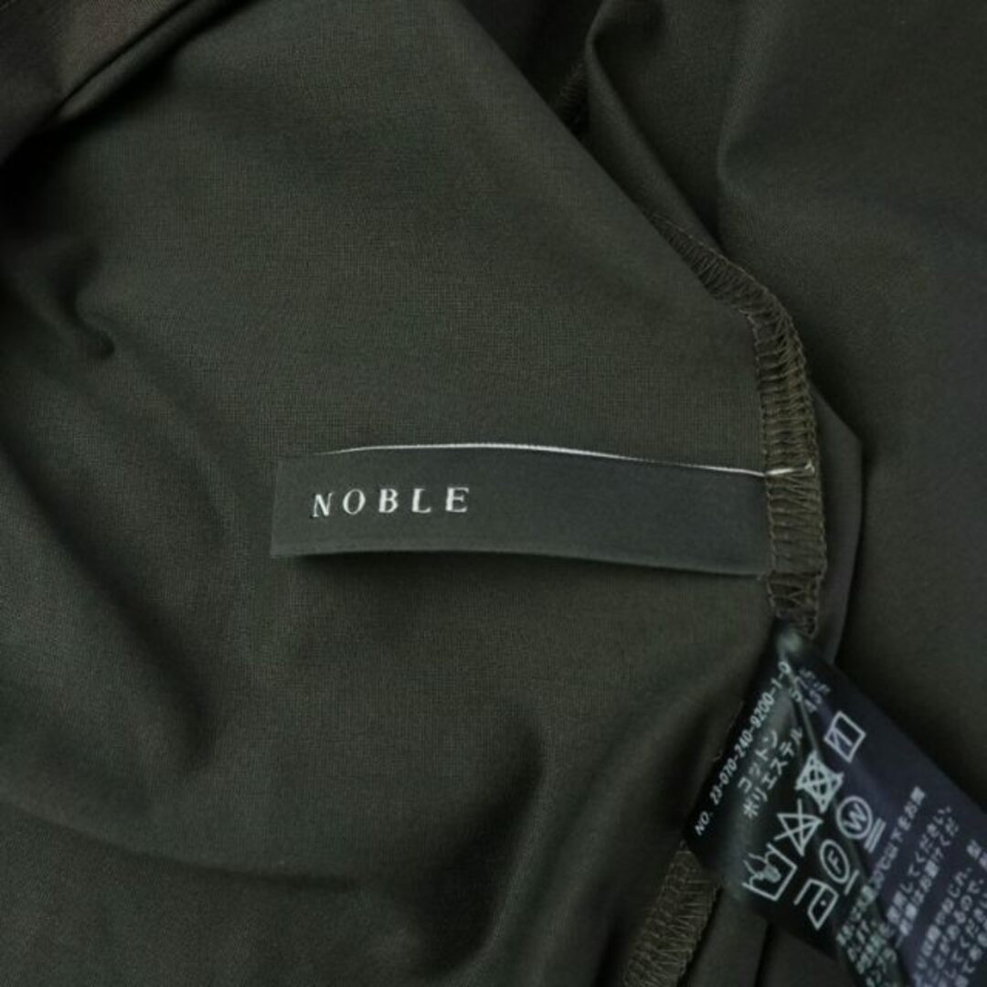 Noble(ノーブル)のノーブル 23SS ボートネックプルオーバー カットソー オフショルダー 茶 レディースのトップス(カットソー(長袖/七分))の商品写真