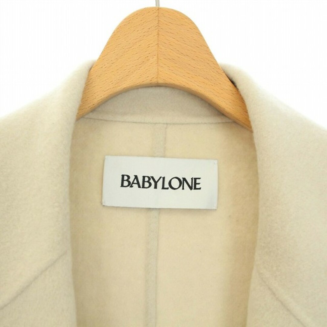 BABYLONE(バビロン)のバビロン コーディガン チェスターコート カーディガン アウター F 白 レディースのジャケット/アウター(その他)の商品写真