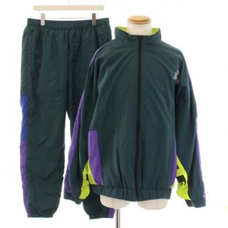 ロンズデール(LONSDALE)のLONSDALE ナイロンワッシャージャケット パンツ セットアップ 上下 緑(ブルゾン)