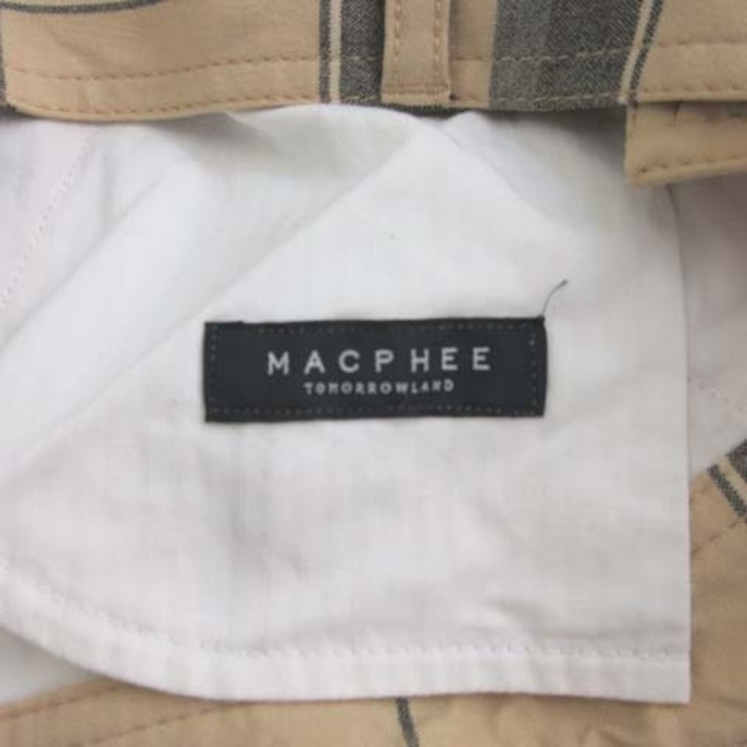 MACPHEE(マカフィー)のマカフィー トゥモローランド スラックスパンツ ストレート チェック 34 レディースのパンツ(その他)の商品写真