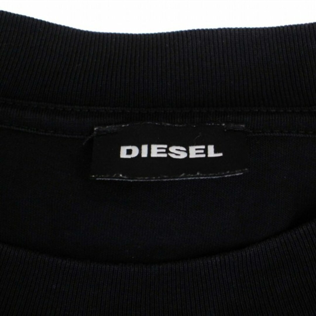 DIESEL(ディーゼル)のディーゼル Tシャツ カットソー 半袖 クルーネック プリント XS 黒 レディースのトップス(Tシャツ(半袖/袖なし))の商品写真