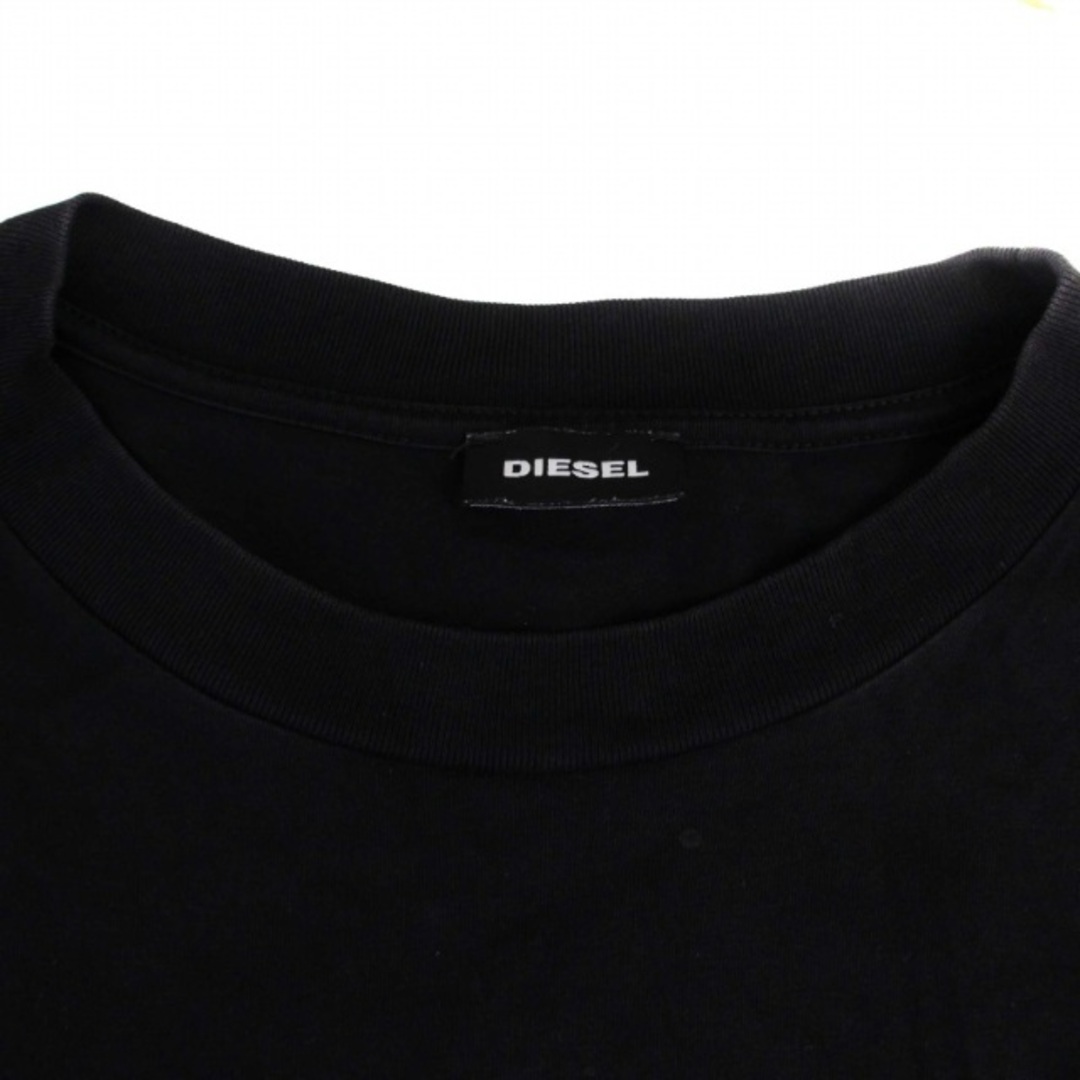 DIESEL(ディーゼル)のディーゼル Tシャツ カットソー 半袖 クルーネック プリント XS 黒 レディースのトップス(Tシャツ(半袖/袖なし))の商品写真