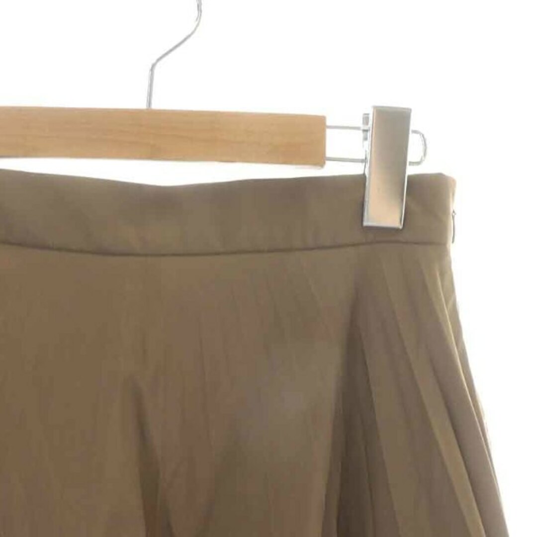 MARGARET HOWELL(マーガレットハウエル)のマーガレットハウエル プリーツスカート フレア ロング ミモレ 2 M 茶 レディースのスカート(ロングスカート)の商品写真