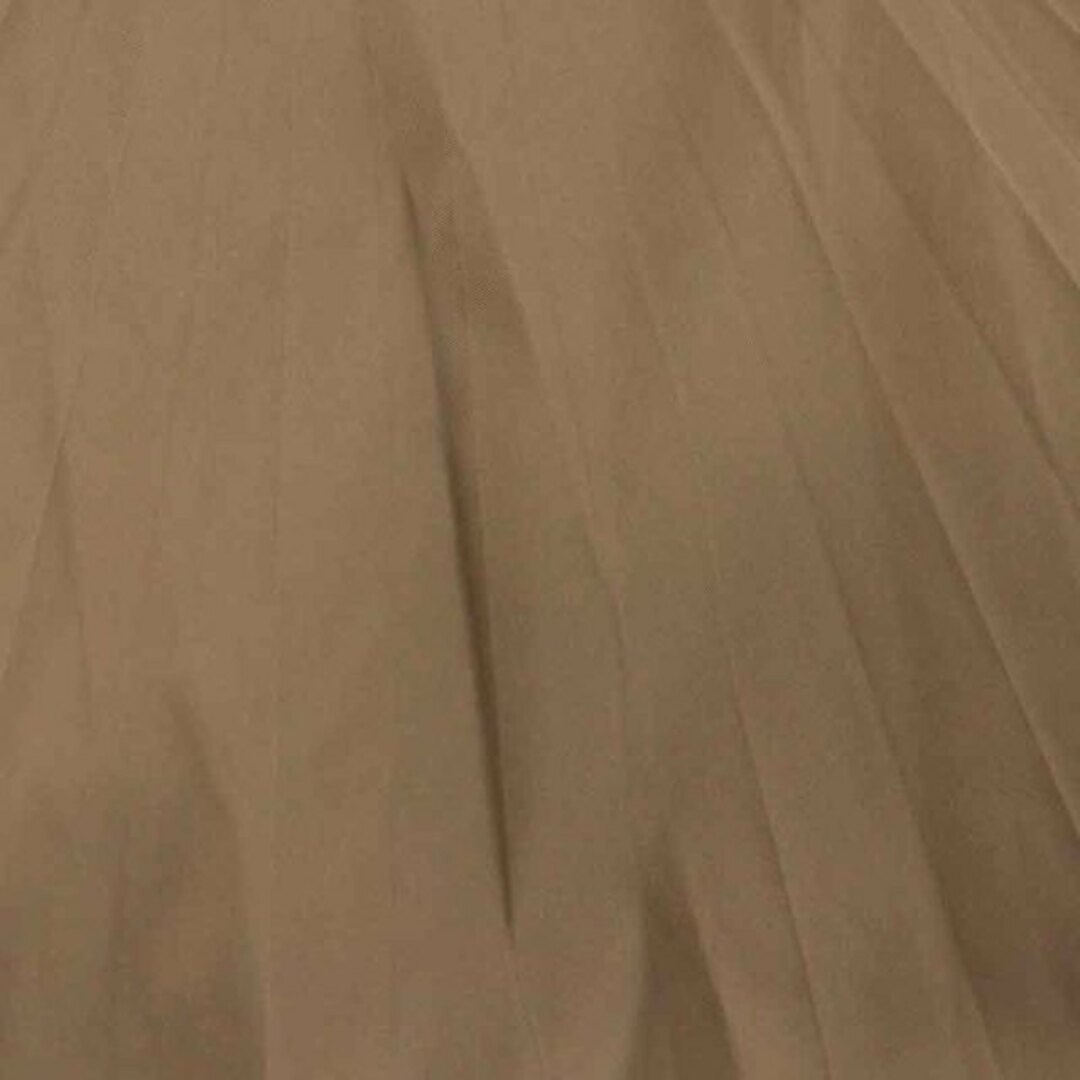 MARGARET HOWELL(マーガレットハウエル)のマーガレットハウエル プリーツスカート フレア ロング ミモレ 2 M 茶 レディースのスカート(ロングスカート)の商品写真
