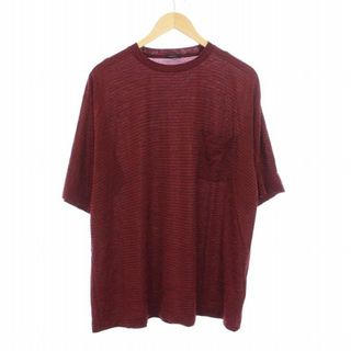 コモリ(COMOLI)のCOMOLI ウール天竺 半袖クルー Tシャツ ボーダー R01-05014(Tシャツ/カットソー(半袖/袖なし))