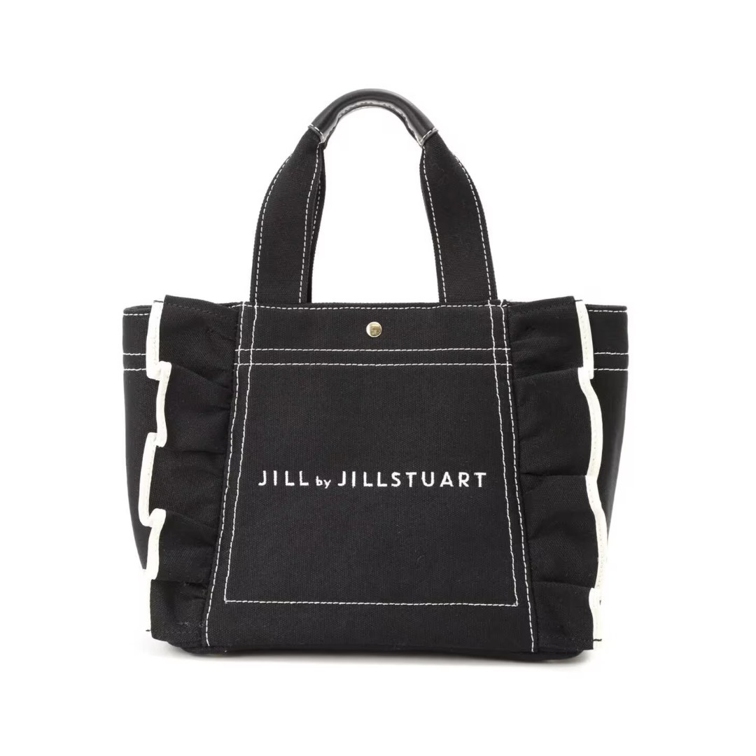 JILL by JILLSTUART(ジルバイジルスチュアート)のフリルトート 小 JILL by JILL STUART ブラック レディースのバッグ(ハンドバッグ)の商品写真