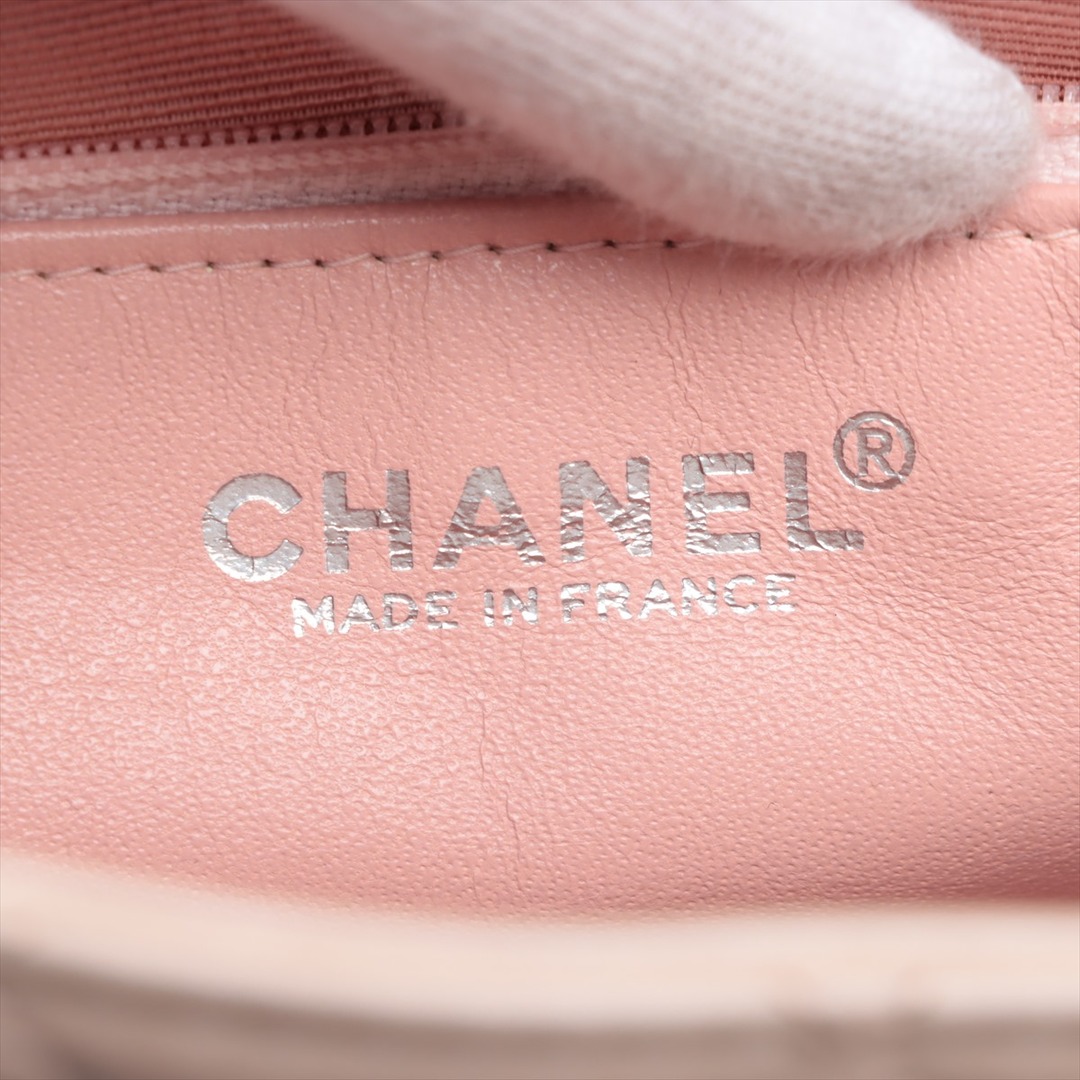 CHANEL(シャネル)のシャネル  レザー  ピンク レディース ハンドバッグ レディースのバッグ(ハンドバッグ)の商品写真