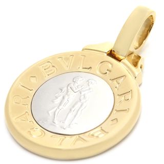 ブルガリ(BVLGARI)のブルガリ BVLGARI ペンダントトップ ホロスコープ 双子座 GEMINI K18YG K18WG イエローゴールドXホワイトゴールド 750 BVLGARI 【中古】(その他)