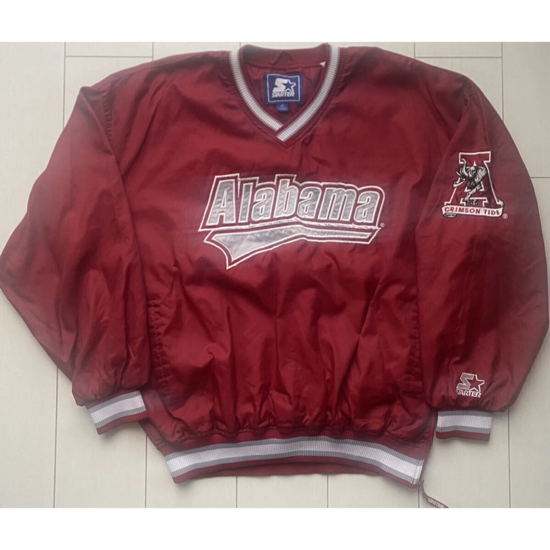 STARTER(スターター)の90s starter NYLON pullover burgundy XL メンズのジャケット/アウター(ナイロンジャケット)の商品写真