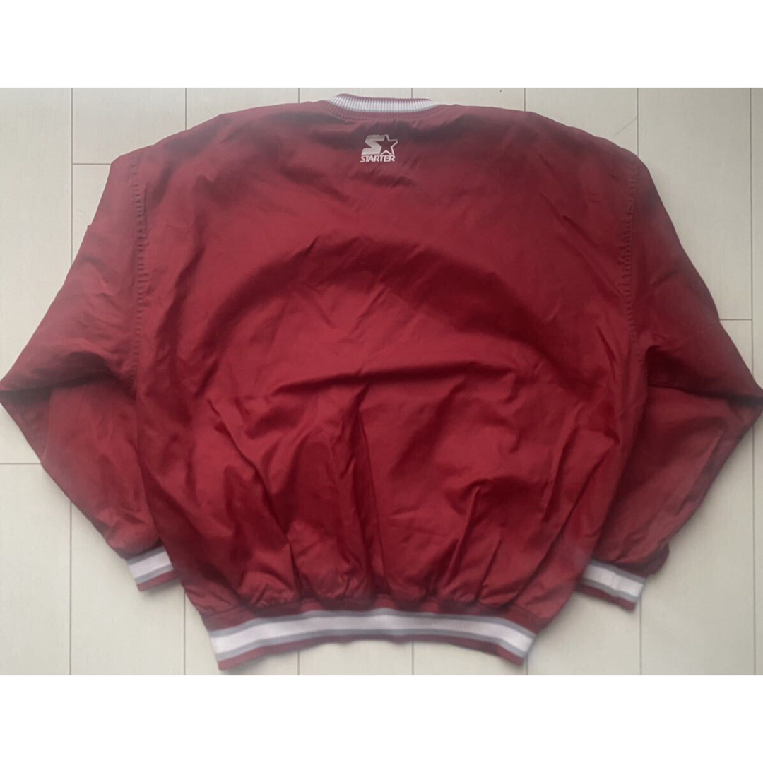 STARTER(スターター)の90s starter NYLON pullover burgundy XL メンズのジャケット/アウター(ナイロンジャケット)の商品写真